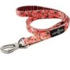 Lucy & Co. The Posy Pink Dog Leash, Pink, Small: 5-ft Long, 3/5-in Wide