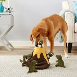 Frisco Volcano Hide & Seek Puzzle Plush Squeaky Dog Toy & Frisco Trash Can & Raccoons Hide & Seek Puzzle Plush Squeaky Dog Toy -PetSafe Kong Shop 962054 PT4. AC SS1800 V1694783953