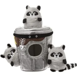 Frisco Volcano Hide & Seek Puzzle Plush Squeaky Dog Toy & Frisco Trash Can & Raccoons Hide & Seek Puzzle Plush Squeaky Dog Toy -PetSafe Kong Shop 962054 PT5. AC SS1800 V1694783953