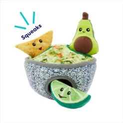 Frisco Trash Can & Raccoons Hide & Seek Puzzle Plush Squeaky Dog Toy & Frisco Guacamole Hide & Seek Puzzle Plush Squeaky Dog Toy -PetSafe Kong Shop 962062 PT7. AC SS1800 V1694783037