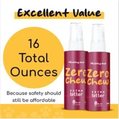Healthy Pup Zero Chew Dog & Cat Deterrent Spray, 8-oz Bottle, 2 Count -PetSafe Kong Shop 969126 PT5. AC SS1800 V1696431534