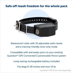 PetSafe Guardian GPS Dog Wireless Fence Collar, Black -PetSafe Kong Shop 970398 PT2. AC SS1800 V1697029423
