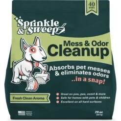 Sprinkle & Sweep Pet Mess & Odor Cleanup, 1.25-lb Bag