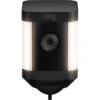 Ring Spotlight Cam Plus Plug-In Outdoor WiFi Pet Camera, Black