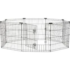 Frisco Wire Dog & Small Pet Exercise Pen With Step-Through Door -PetSafe Kong Shop 97484 PT2. AC SS1800 V1657661187