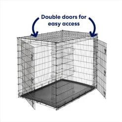 Frisco XX-Large Heavy Duty Double Door Wire Dog Crate, 54 Inch -PetSafe Kong Shop 97489 PT3. AC SS1800 V1667228484
