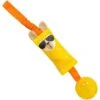 Outward Hound Fire Biterz Tugz Llama Durable Firehose With Squeaking Ball Dog Toy, Yellow