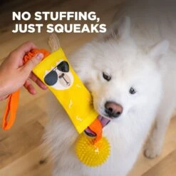 Outward Hound Fire Biterz Tugz Llama Durable Firehose With Squeaking Ball Dog Toy, Yellow -PetSafe Kong Shop 976150 PT4. AC SS1800 V1696606602