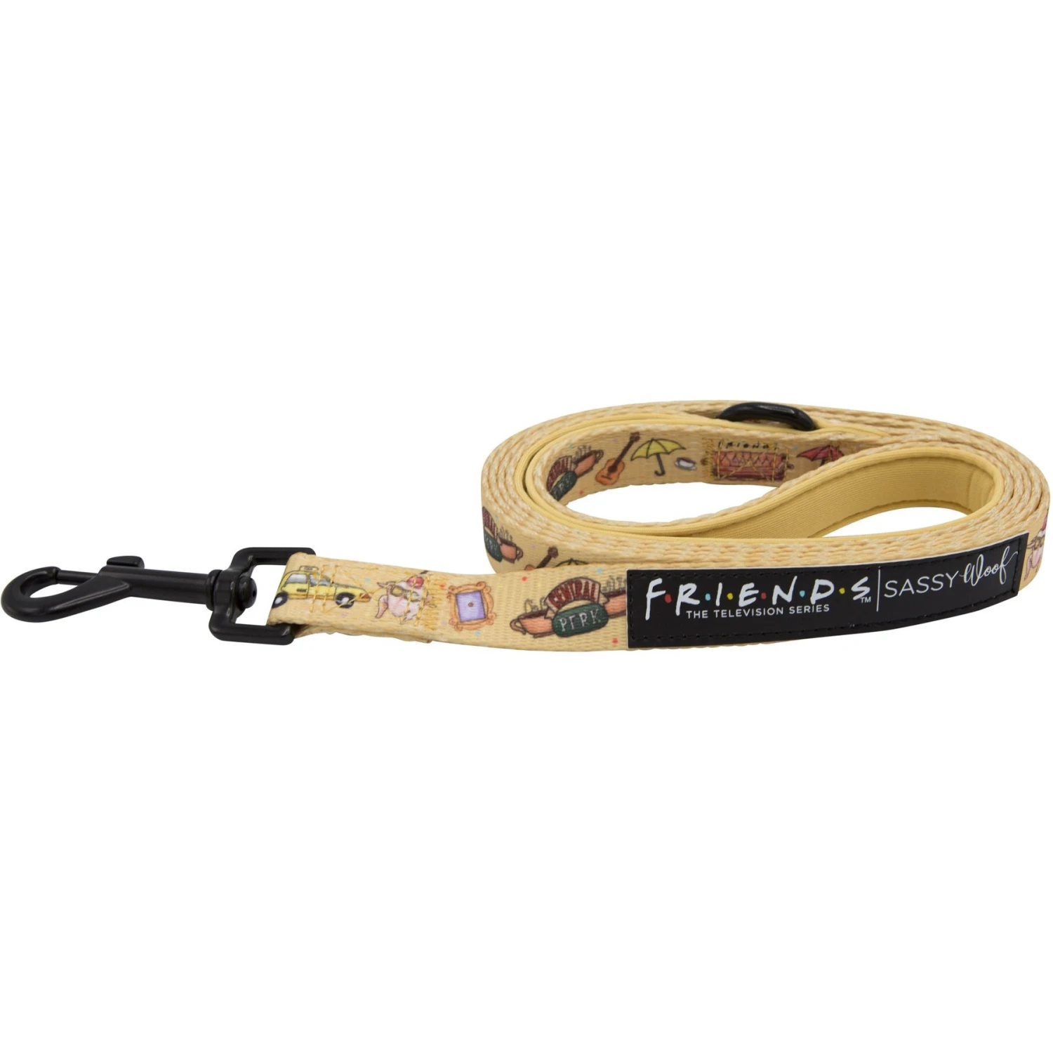 Sassy Woof Friends Dog Leash, 5-ft Long, 4/5-in Wide 2 Sassy Woof Friends Dog Leash, 5-ft Long, 4/5-in Wide - Image 2