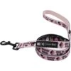 Sassy Woof Harley Quinn Dog Leash, Pink, 5-ft Long, 4/5-in Wide