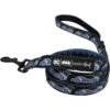 Sassy Woof Batman Dog Leash, Black, 5-ft Long, 4/5-in Wide