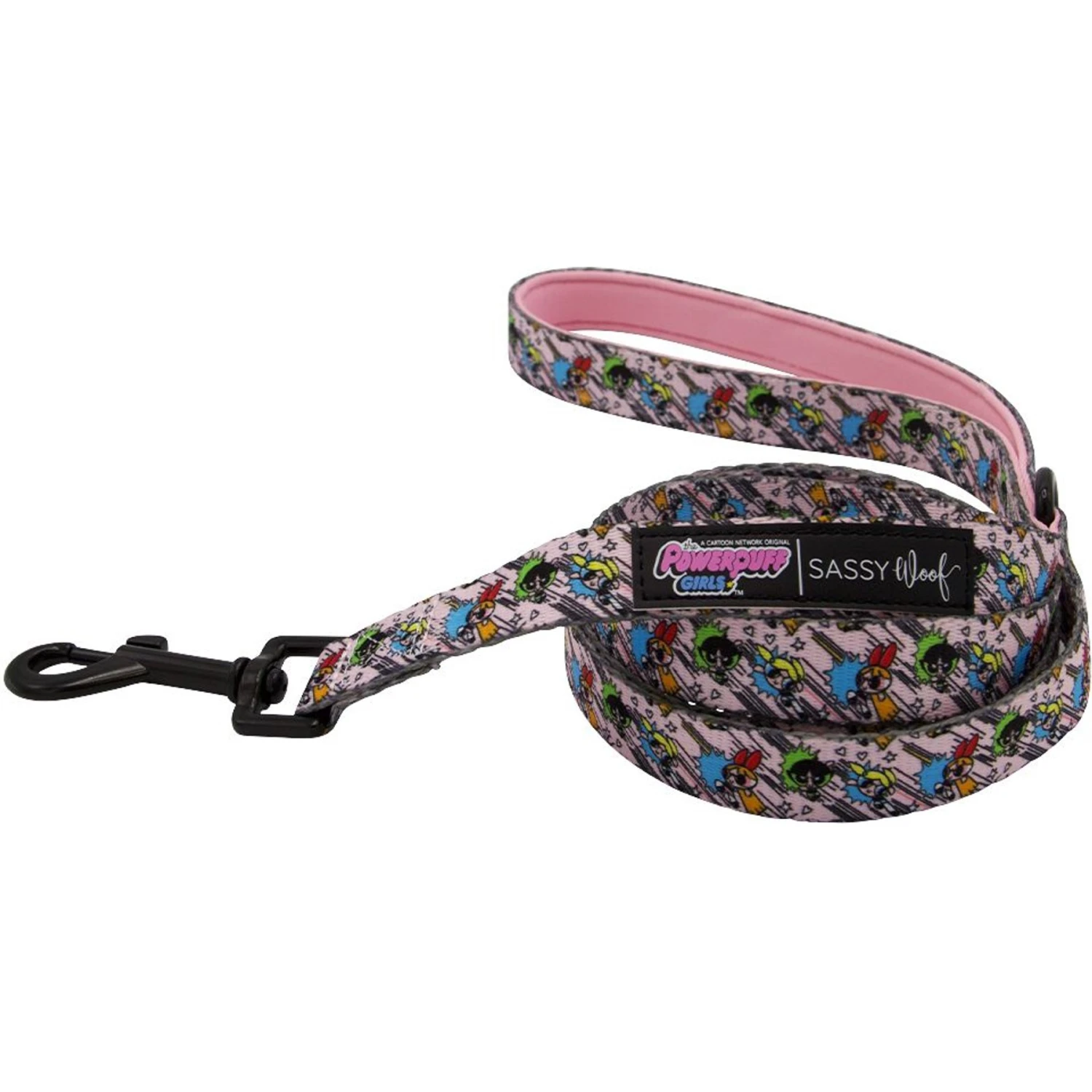 Sassy Woof Powerpuff Girls Dog Leash, 5-ft Long, 4/5-in Wide 1 Sassy Woof Powerpuff Girls Dog Leash, 5-ft Long, 4/5-in Wide