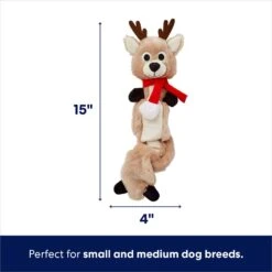 Frisco Holiday Reindeer Bungee Plush Squeaky Dog Toy & Frisco Holiday Snowman Bungee Plush Squeaky Dog Toy -PetSafe Kong Shop 986126 PT2. AC SS1800 V1698346244