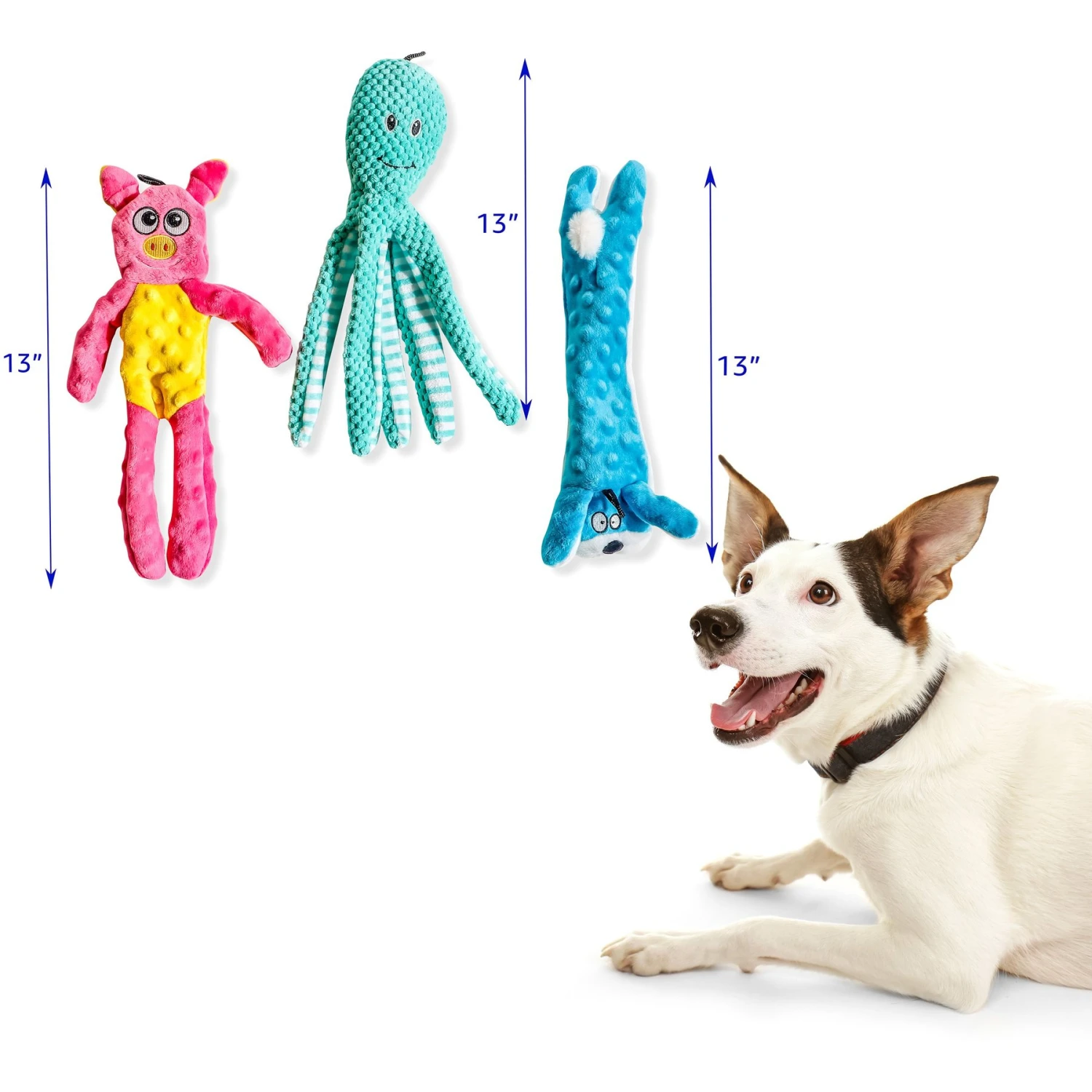 Pet Fit For Life Squeaky Plush Dog Toy For Alligator Wand, 3 Count 2 Pet Fit For Life Squeaky Plush Dog Toy For Alligator Wand, 3 Count - Image 2