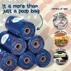 The Original Poop Bags Snoopy Line Americana Dog Waste Bags, 360 Count -PetSafe Kong Shop 989198 PT2. AC SS1800 V1703016558