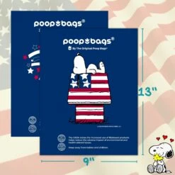 The Original Poop Bags Snoopy Line Americana Dog Waste Bags, 360 Count -PetSafe Kong Shop 989198 PT4. AC SS1800 V1703016558