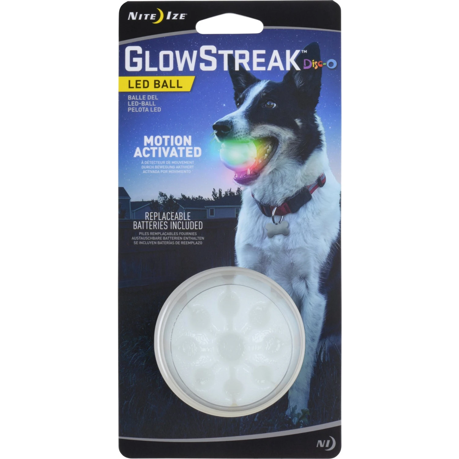 Nite Ize GlowStreak LED Ball Dog Toy 1 Nite Ize GlowStreak LED Ball Dog Toy